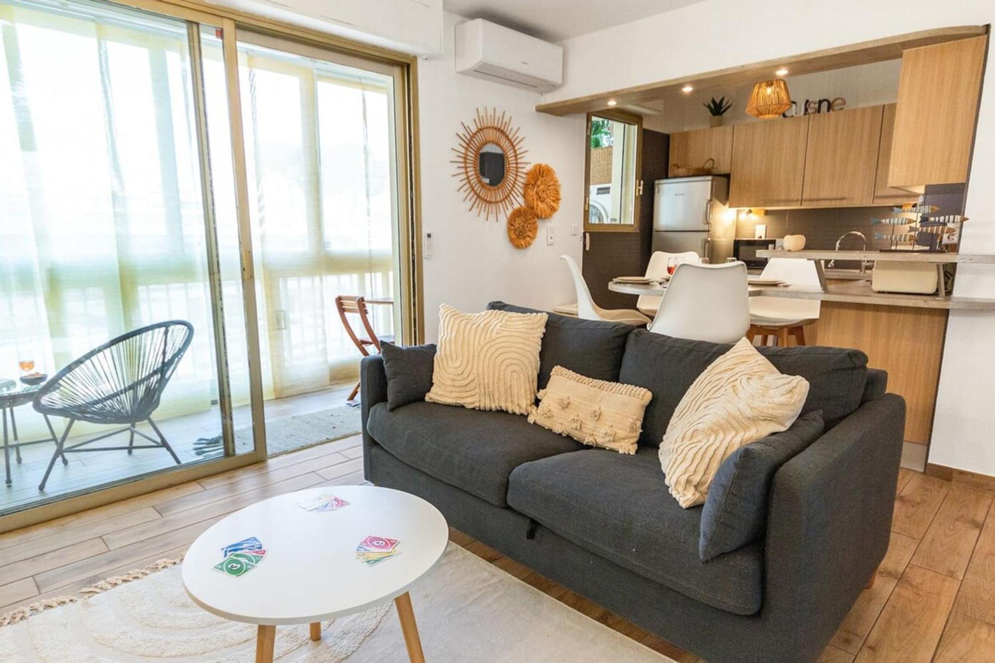 Le Pied Dans L'Eau - Calm - Sun - Seaside - Hipprodrome - Racetracks Apartment กาญเนอ-ซูร์-แมร์ ภายนอก รูปภาพ